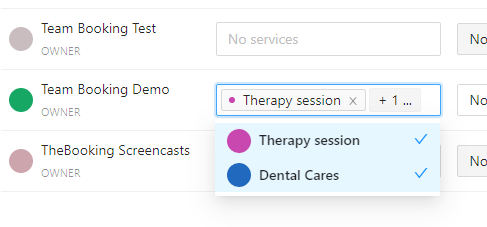 Example Services Connection
