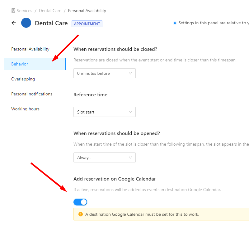 Add Event in Google Calendar